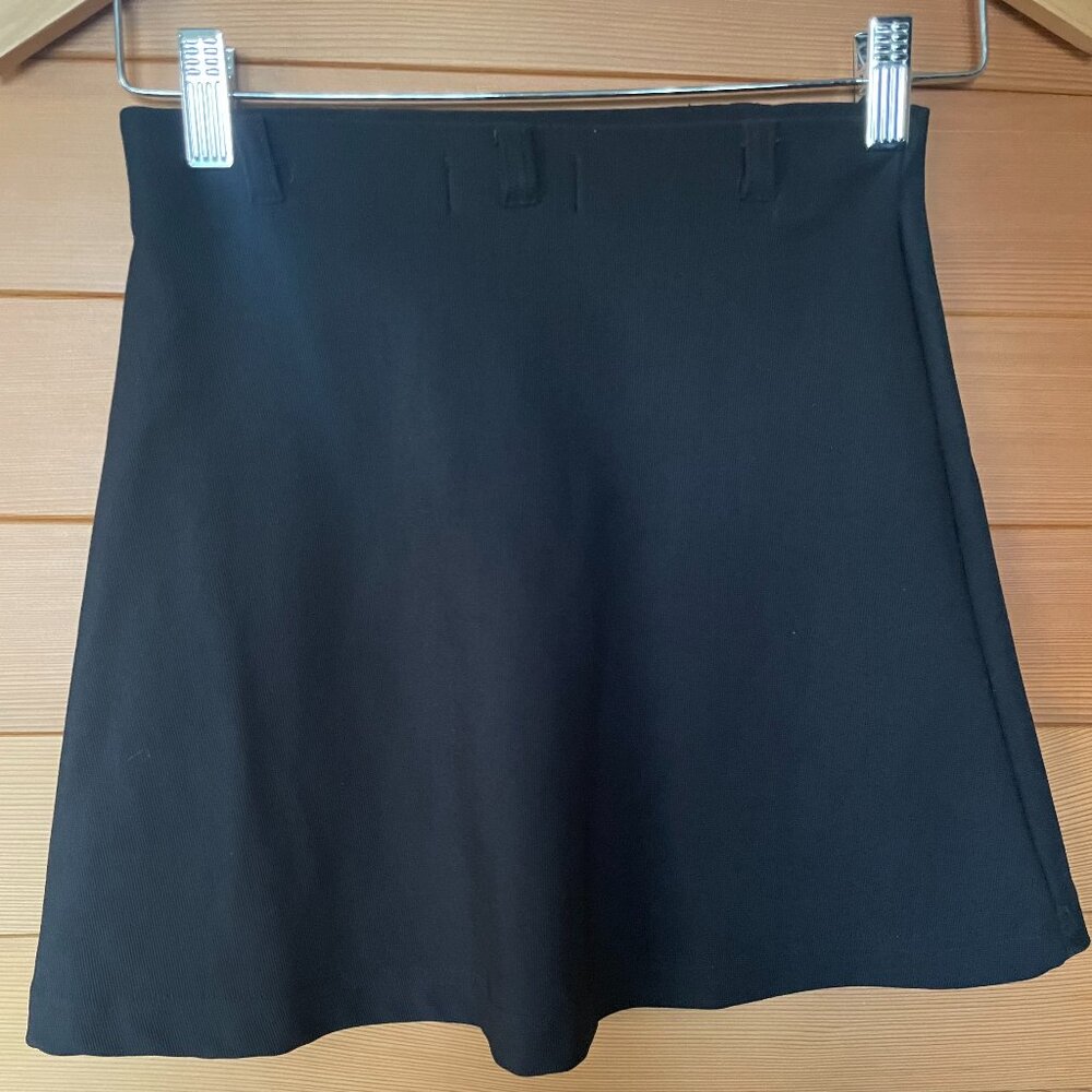 Betty Blue Women's Black Mini Skirt Belt Loops Size Small